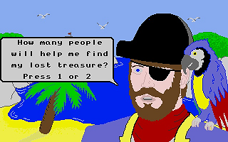 Treasure Search atari screenshot